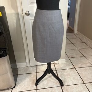 Banana Republic Elegant Gray Pencil Skirt